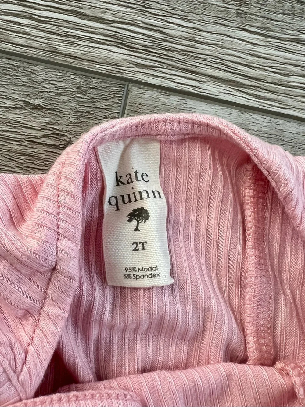 Kate Quinn Girls Modal Rib Spaghetti Tie Ballerina Bubble Size 2T
